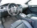 Black Silk Nappa Leather Prime Interior Photo for 2011 Audi S5 #76658940