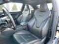 Black Silk Nappa Leather Front Seat Photo for 2011 Audi S5 #76658991