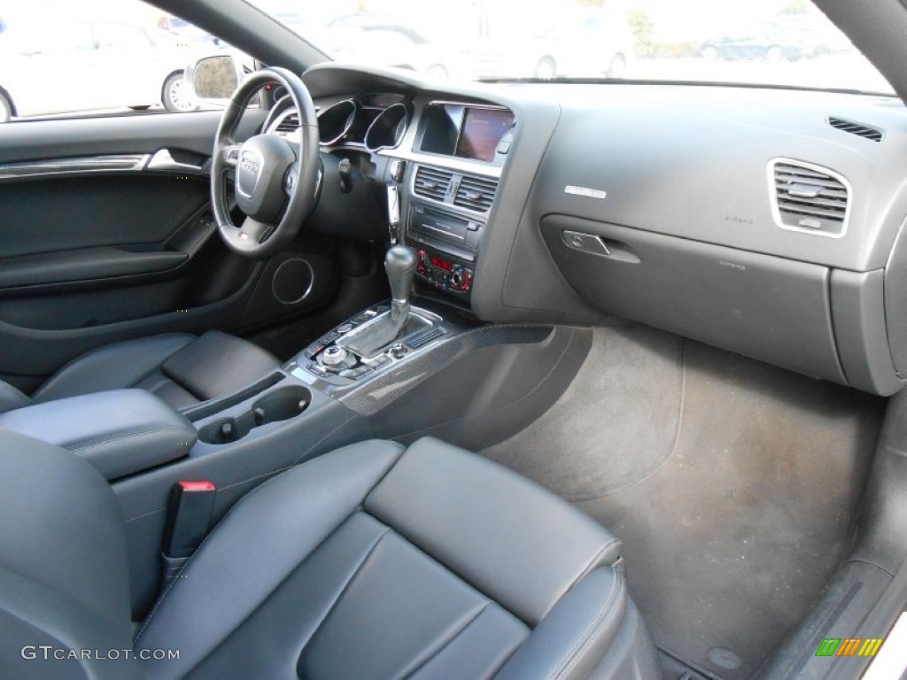 2011 Audi S5 4.2 FSI quattro Coupe Black Silk Nappa Leather Dashboard Photo #76659036