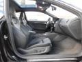 Black Silk Nappa Leather Interior Photo for 2011 Audi S5 #76659054