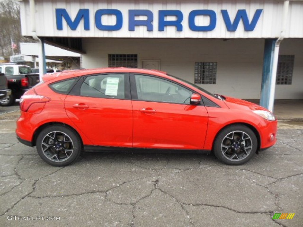 2013 Focus SE Hatchback - Race Red / Charcoal Black photo #1