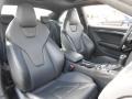 Black Silk Nappa Leather 2011 Audi S5 4.2 FSI quattro Coupe Interior