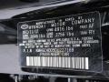  2013 Genesis 3.8 Sedan Black Noir Pearl Color Code AF