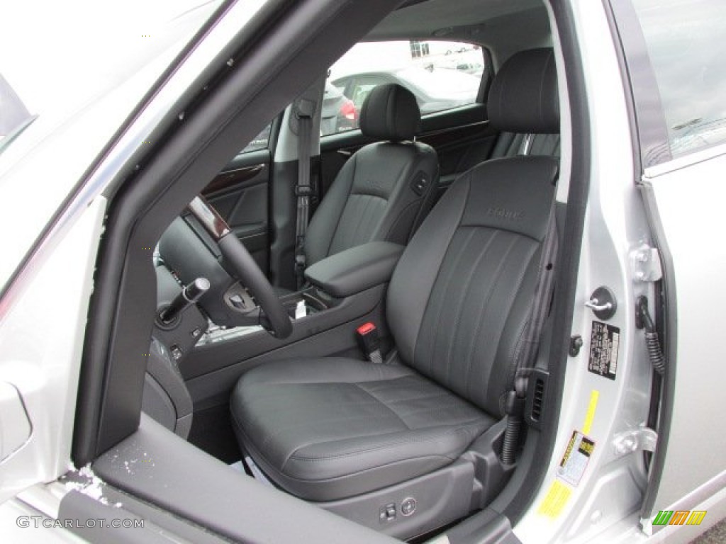Jet Black Interior 2013 Hyundai Equus Signature Photo #76660458