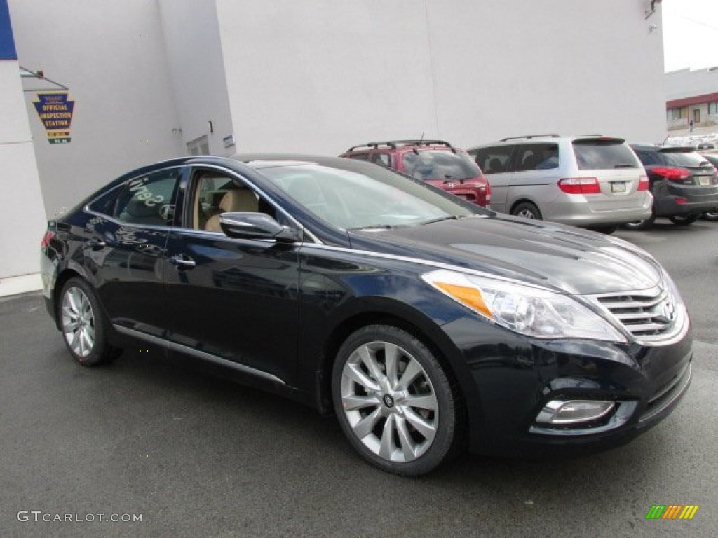 Midnight Blue Pearl 2013 Hyundai Azera Standard Azera Model Exterior Photo #76660764