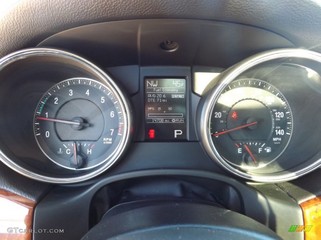 2012 Jeep Grand Cherokee Limited Gauges Photo #76661193
