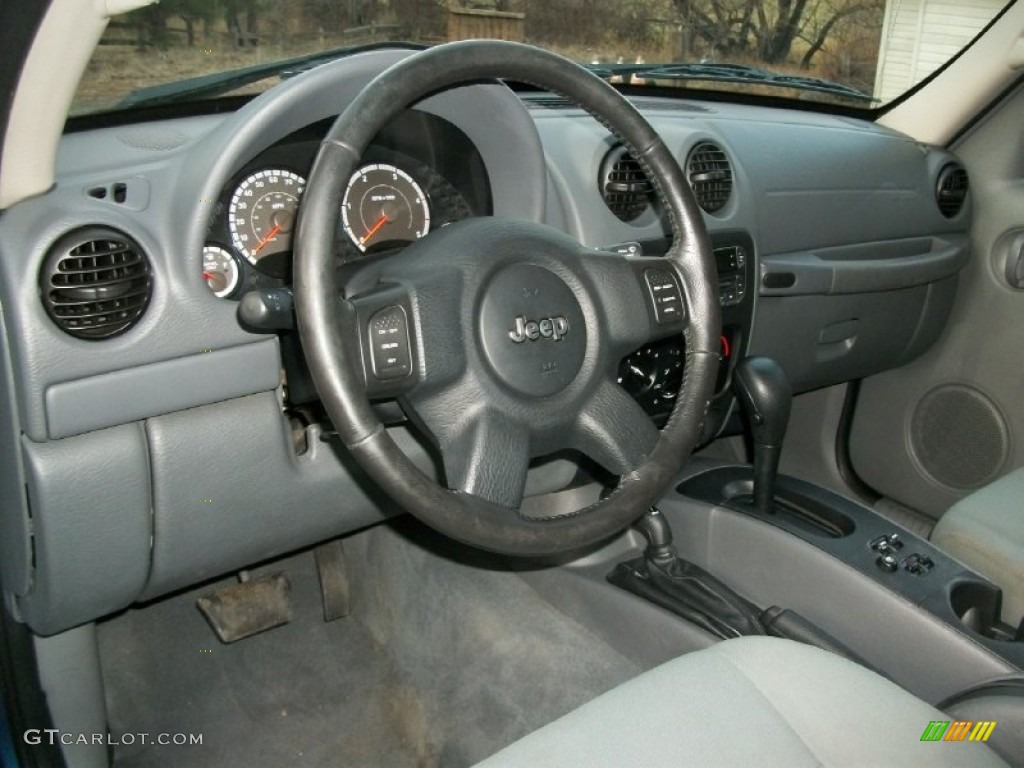 Medium Slate Gray Interior 2006 Jeep Liberty Crd Sport 4x4