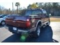 2008 Dark Toreador Red Ford F350 Super Duty Lariat Crew Cab 4x4  photo #5