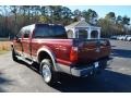 2008 Dark Toreador Red Ford F350 Super Duty Lariat Crew Cab 4x4  photo #7