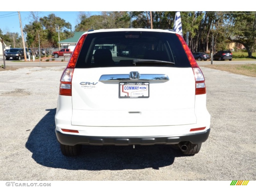 2010 CR-V EX - Taffeta White / Gray photo #6