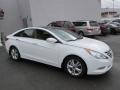 Shimmering White 2013 Hyundai Sonata Limited Exterior