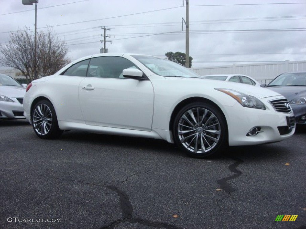 2011 G 37 Convertible - Moonlight White / Stone photo #30