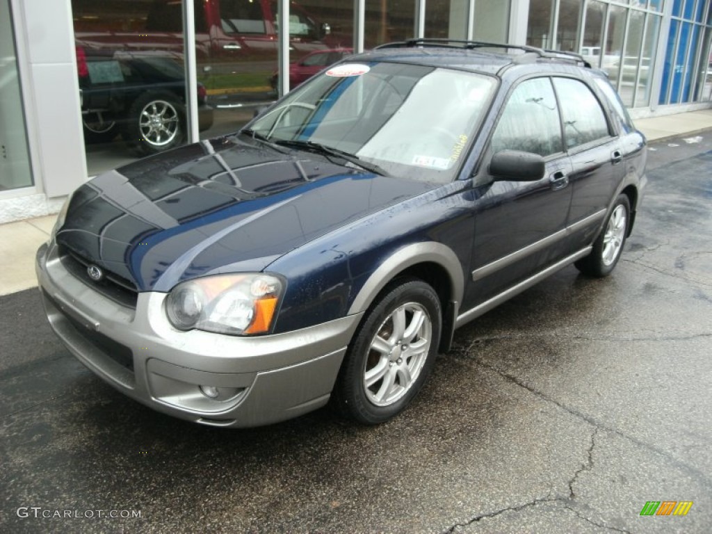 Regal Blue Pearl 2005 Subaru Impreza Outback Sport Wagon Exterior Photo #76662258