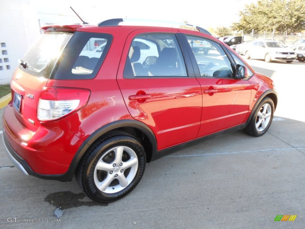 2009 SX4 Crossover Touring AWD - Vivid Red / Black photo #7