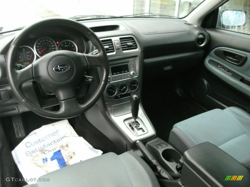 Gray Tricot Interior 2005 Subaru Impreza Outback Sport Wagon Photo #76662408