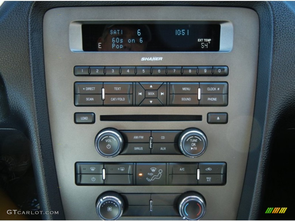 2013 Ford Mustang V6 Premium Convertible Controls Photo #76662459