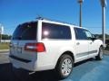 2013 White Platinum Metallic Tri-Coat Lincoln Navigator L 4x4  photo #3