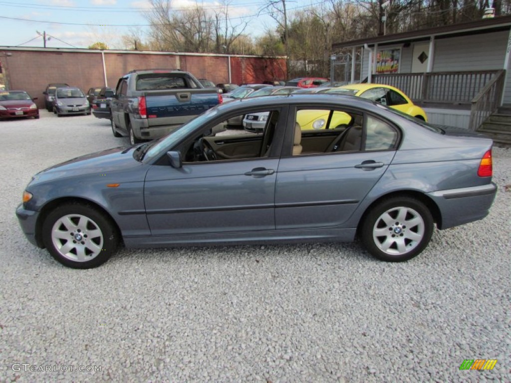 2002 3 Series 325xi Sedan - Steel Blue Metallic / Sand photo #9