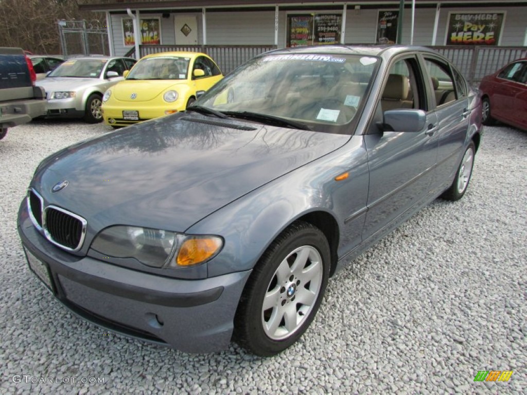 2002 3 Series 325xi Sedan - Steel Blue Metallic / Sand photo #11