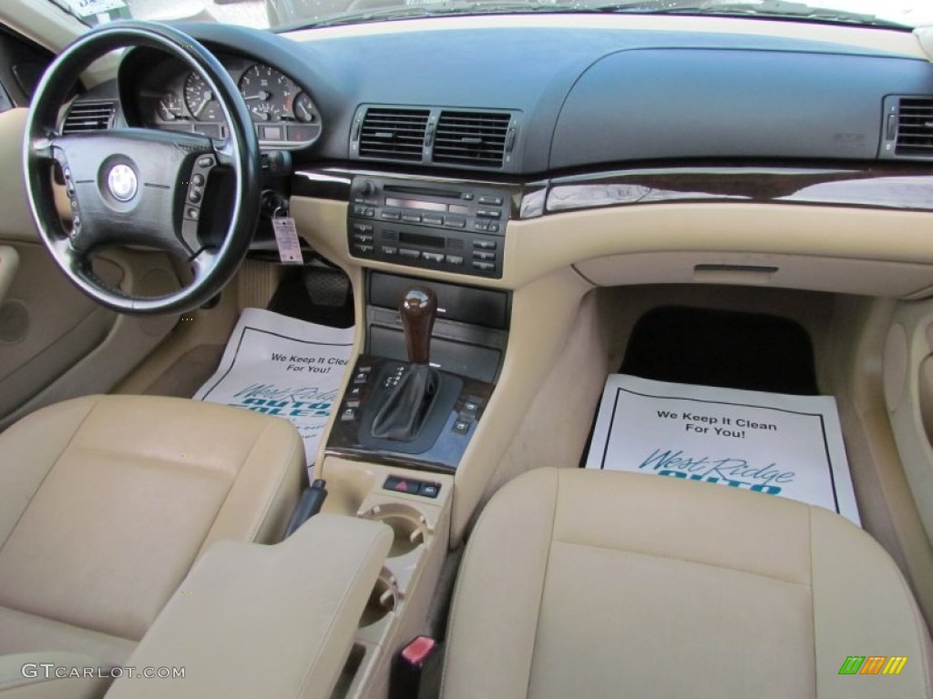 2002 3 Series 325xi Sedan - Steel Blue Metallic / Sand photo #16