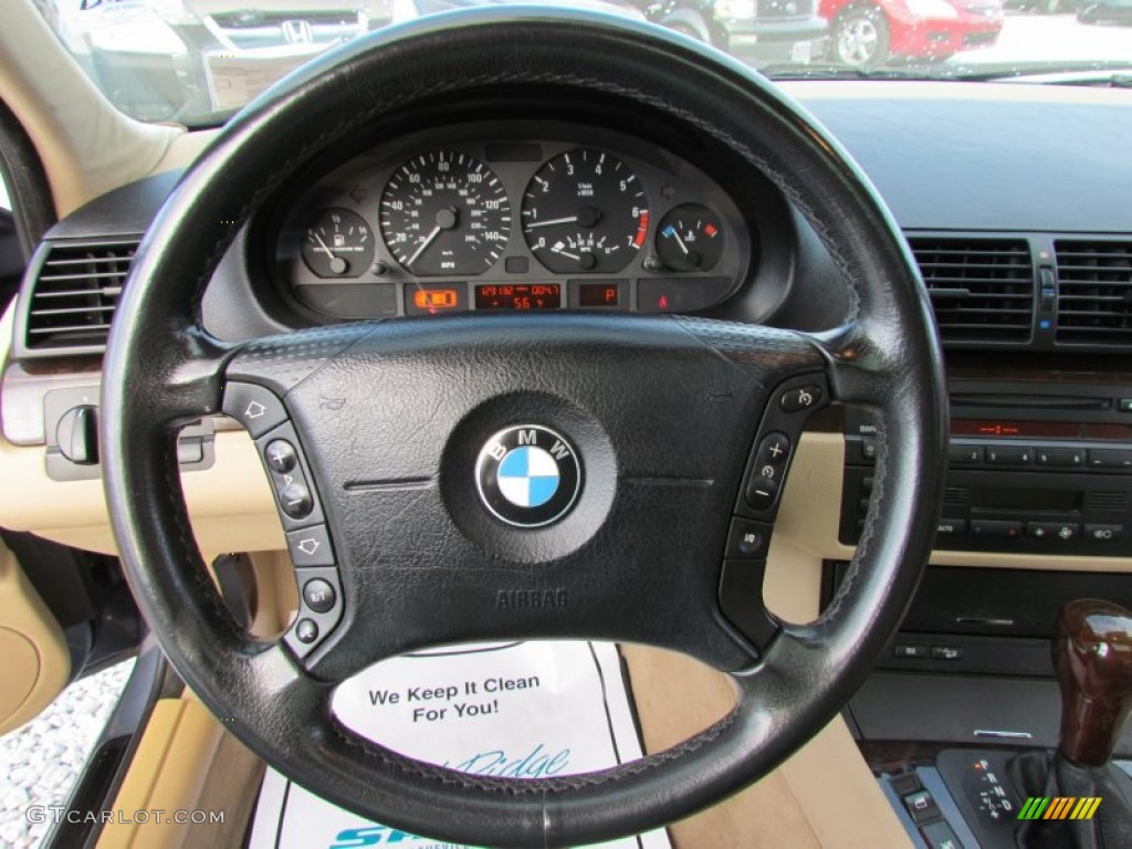 2002 3 Series 325xi Sedan - Steel Blue Metallic / Sand photo #22