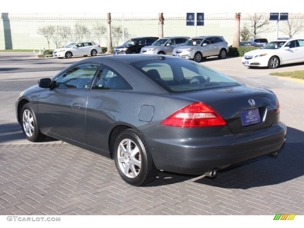 2005 Accord EX V6 Coupe - Graphite Pearl / Black photo #5