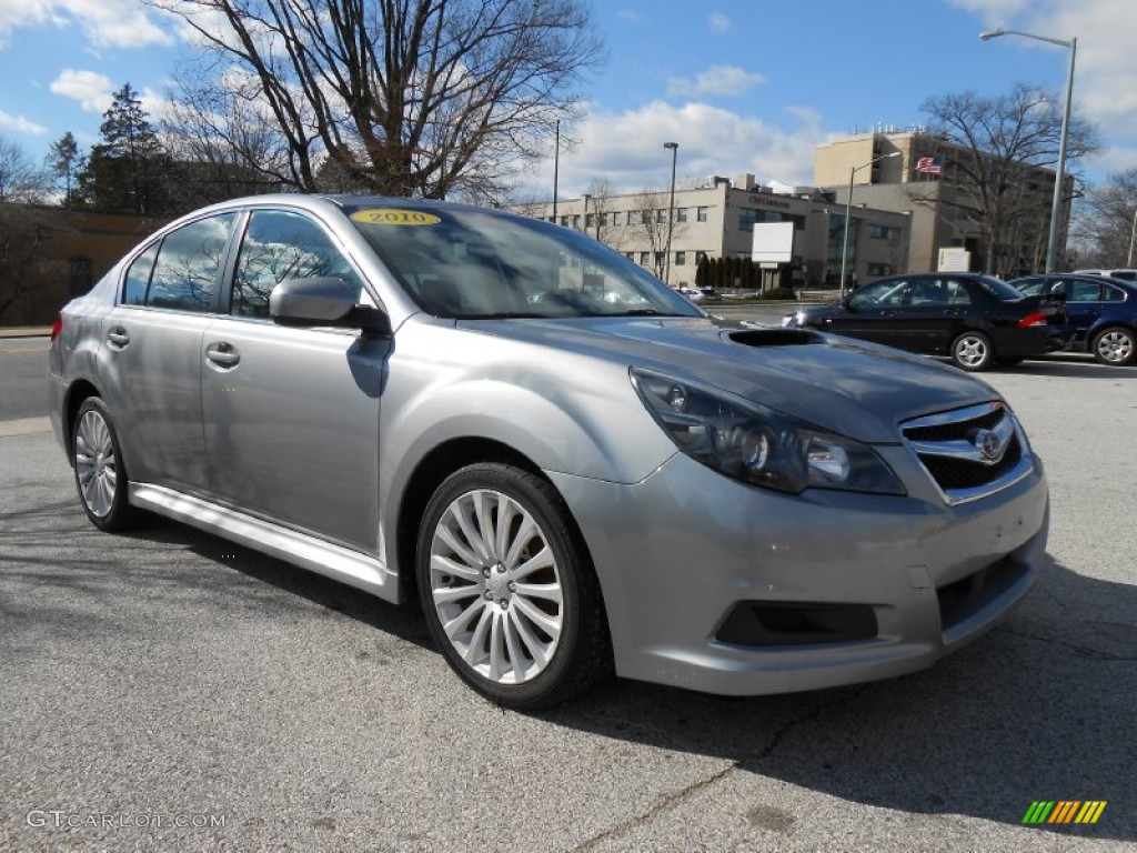 Steel Silver Metallic 2010 Subaru Legacy 2.5 GT Limited Sedan Exterior Photo #76663860