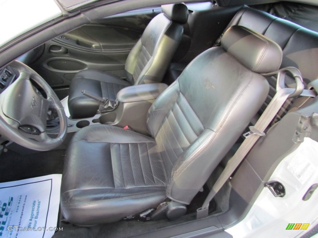 Dark Charcoal Interior 2002 Ford Mustang GT Convertible Photo #76663931