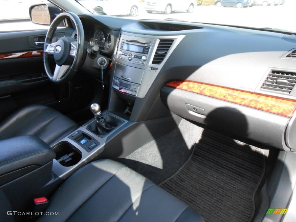 2010 Subaru Legacy 2.5 GT Limited Sedan Off Black Dashboard Photo #76664109