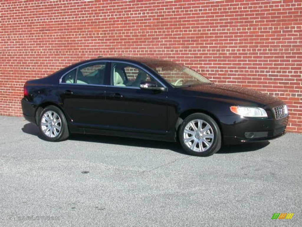 2009 S80 3.2 - Ember Black Metallic / Sandstone Beige photo #2