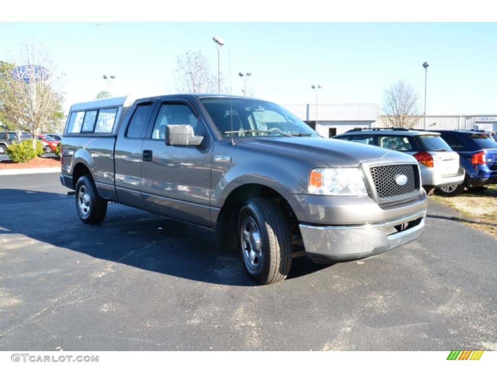 2006 F150 XLT SuperCab - Dark Shadow Grey Metallic / Medium/Dark Flint photo #3