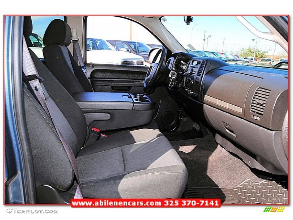 2010 Silverado 1500 LT Crew Cab - Blue Granite Metallic / Ebony photo #27