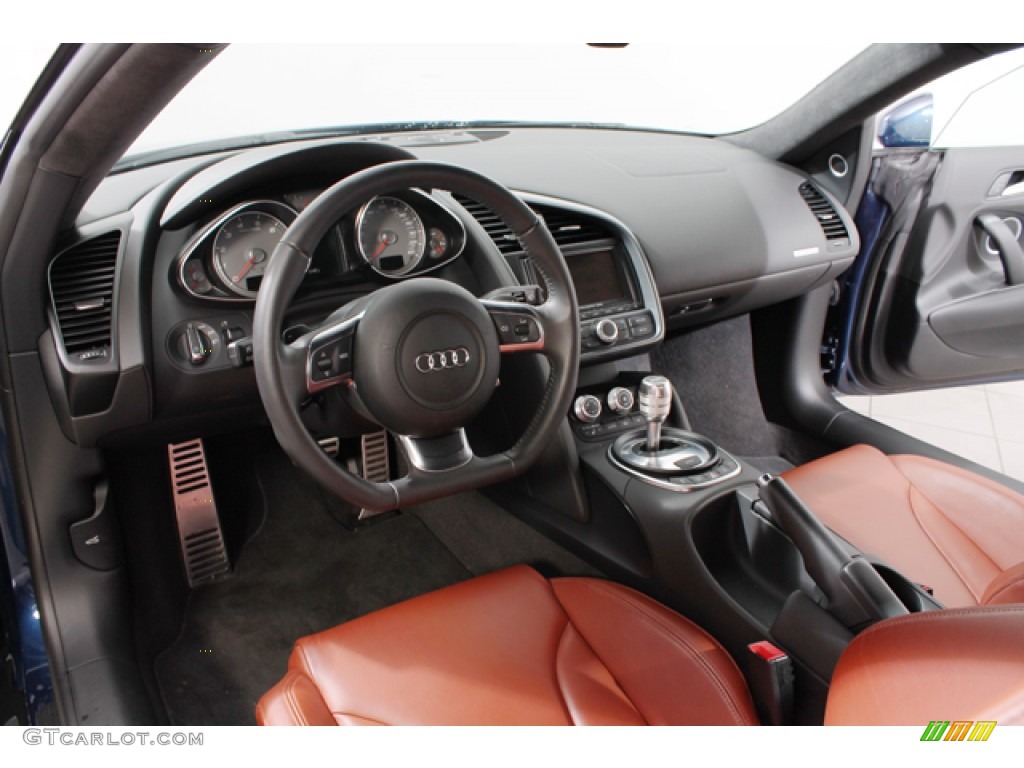 Tuscan Brown Interior 2008 Audi R8 4.2 FSI quattro Photo #76665561