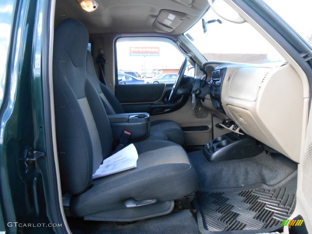 2003 Ranger XLT SuperCab 4x4 - Dark Highland Green Metallic / Medium Pebble photo #13