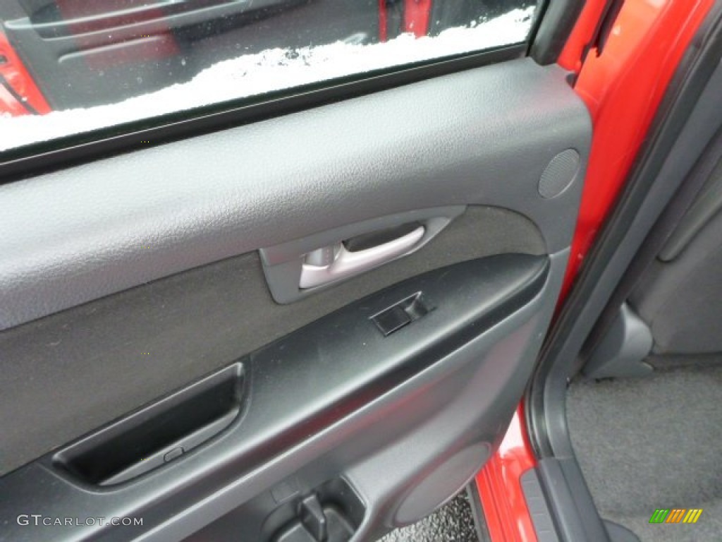 2007 SX4 Convenience AWD - Bright Red / Black photo #13