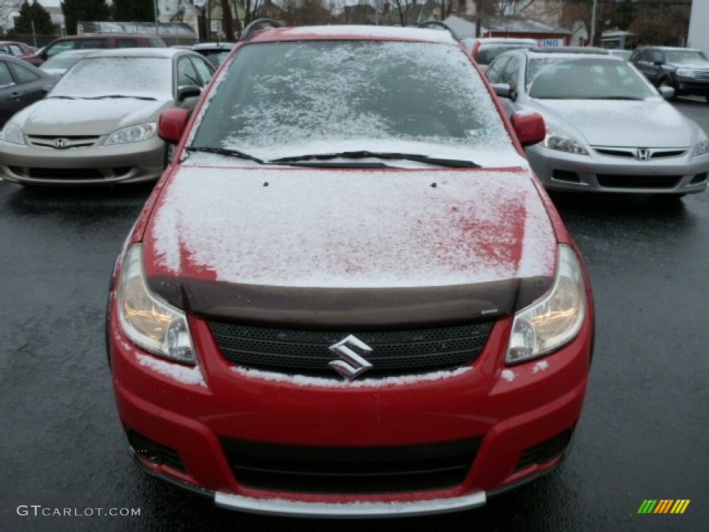 2007 SX4 Convenience AWD - Bright Red / Black photo #19