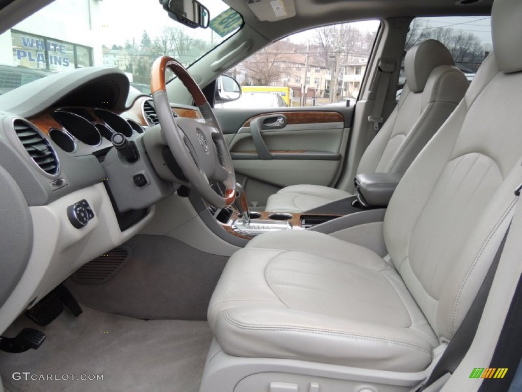 2008 Enclave CXL AWD - Blue Gold Crystal Metallic / Titanium/Dark Titanium photo #12