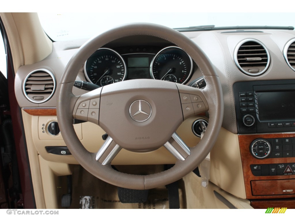 2007 Mercedes-Benz GL 450 Macadamia Steering Wheel Photo #76667337