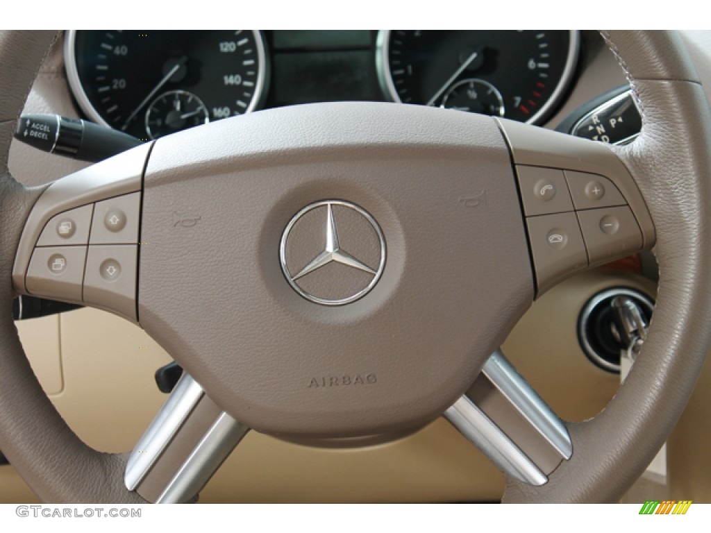 2007 Mercedes-Benz GL 450 Macadamia Steering Wheel Photo #76667358