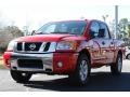2012 Red Alert Nissan Titan SV Crew Cab  photo #9
