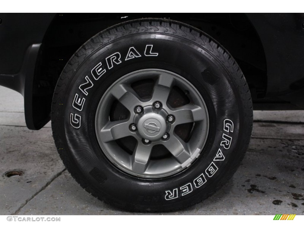 2004 Nissan Frontier XE V6 Crew Cab 4x4 Wheel Photo #76668600