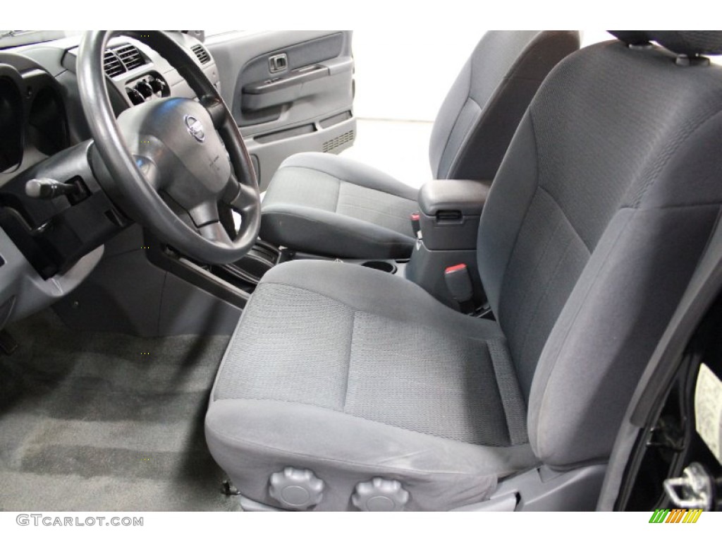 Gray Interior 2004 Nissan Frontier XE V6 Crew Cab 4x4 Photo #76668777