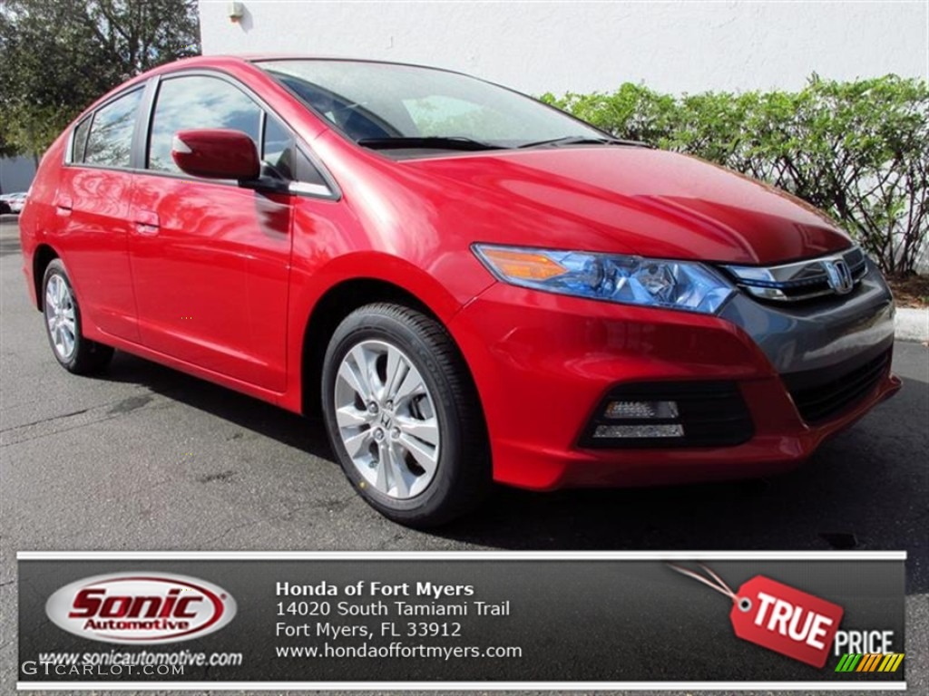 2013 Insight EX Hybrid - Milano Red / Black photo #1