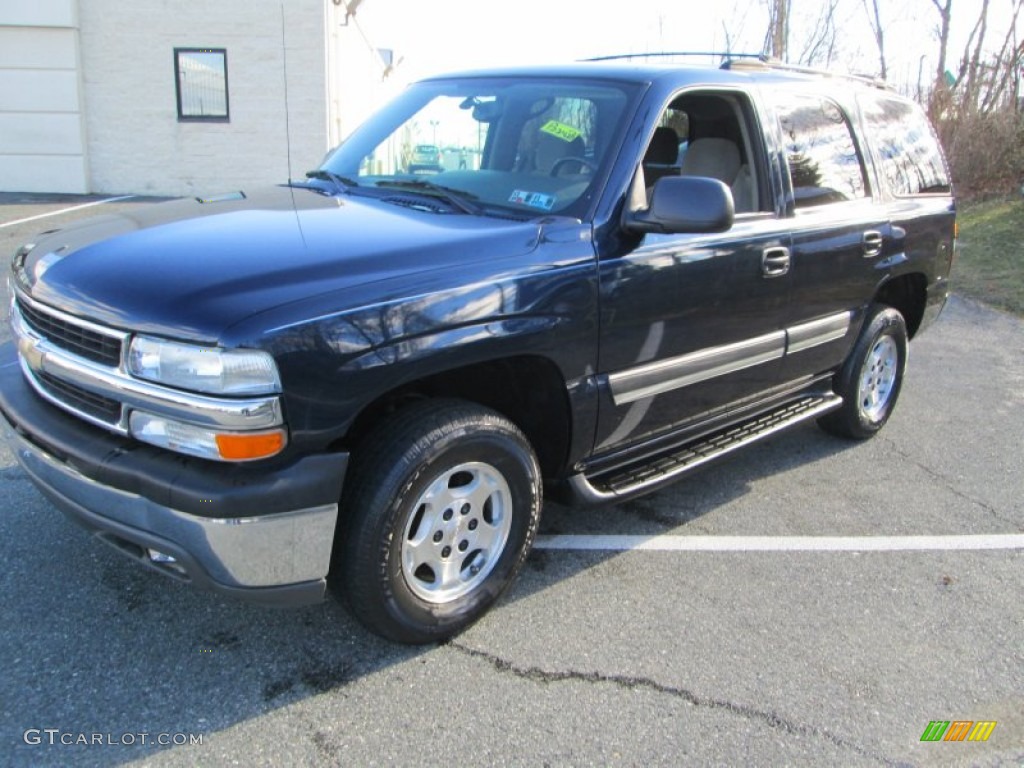 2004 Tahoe LS - Dark Blue Metallic / Gray/Dark Charcoal photo #2