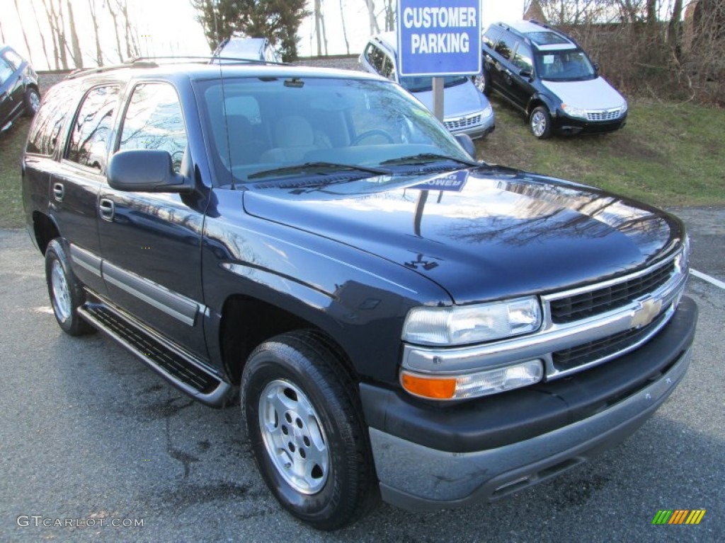 2004 Tahoe LS - Dark Blue Metallic / Gray/Dark Charcoal photo #4