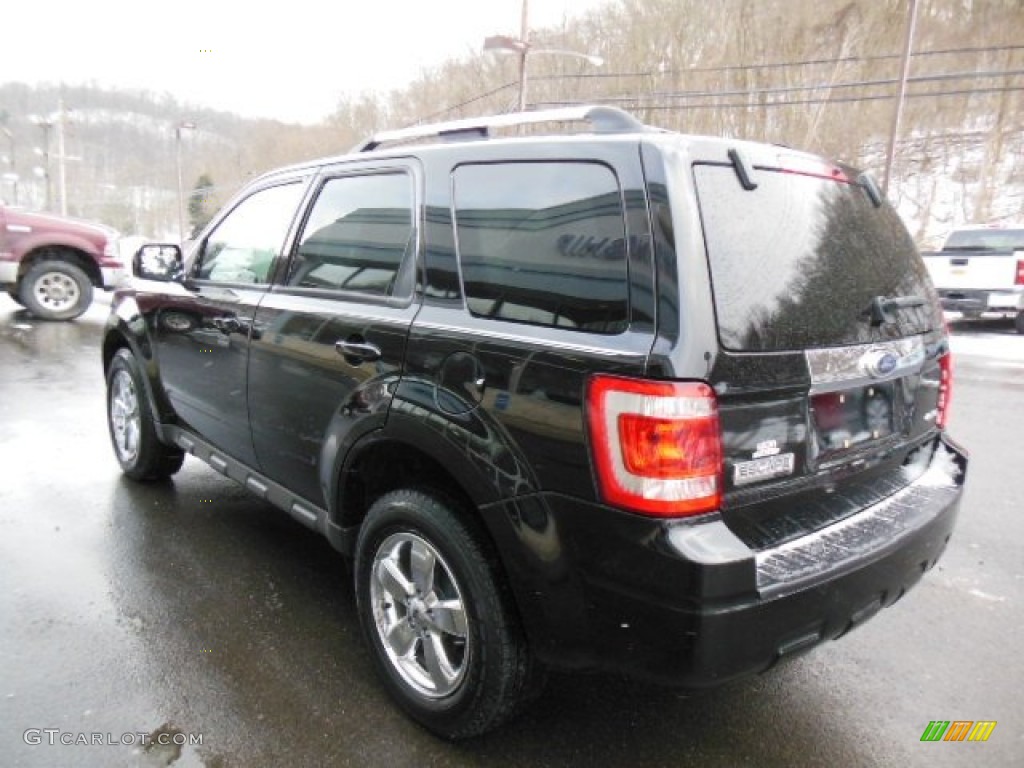 2009 Escape Limited 4WD - Black / Charcoal photo #6