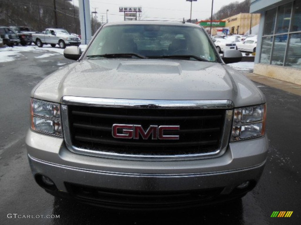 2008 Sierra 1500 SLT Extended Cab 4x4 - Silver Birch Metallic / Ebony photo #3