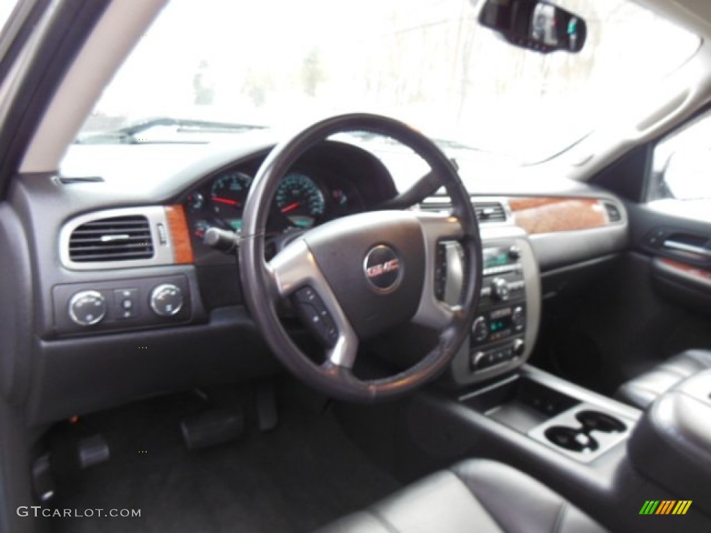2008 Sierra 1500 SLT Extended Cab 4x4 - Silver Birch Metallic / Ebony photo #10