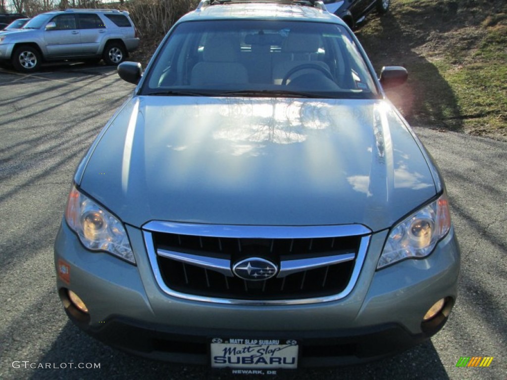 2009 Outback 2.5i Special Edition Wagon - Seacrest Green Metallic / Warm Ivory photo #3