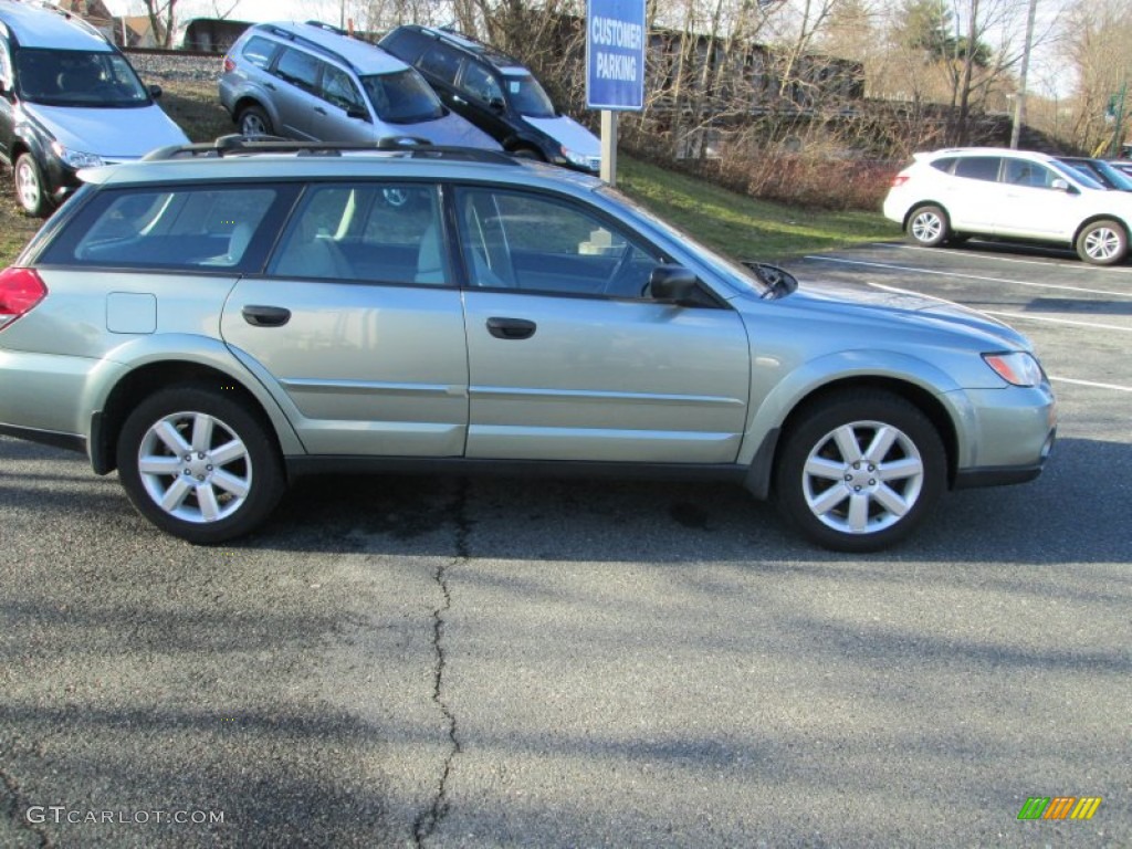 2009 Outback 2.5i Special Edition Wagon - Seacrest Green Metallic / Warm Ivory photo #5